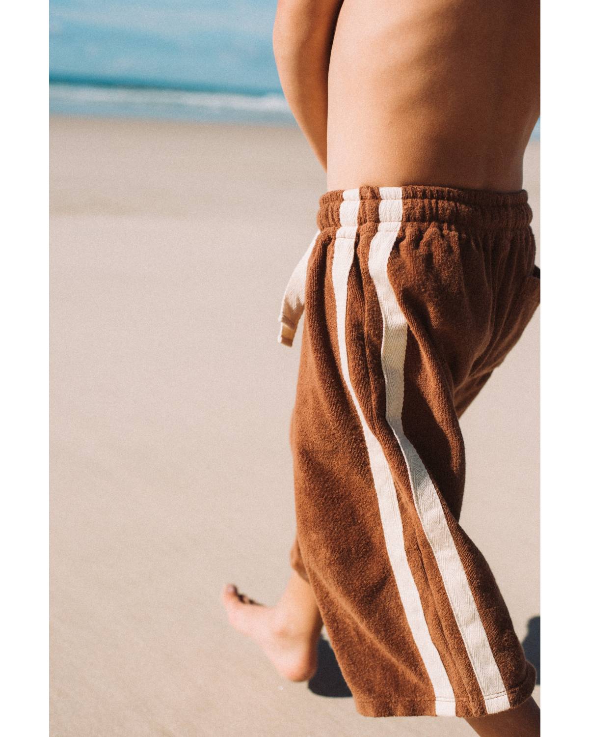 Mini Terry Pant in Brown - Atmosea