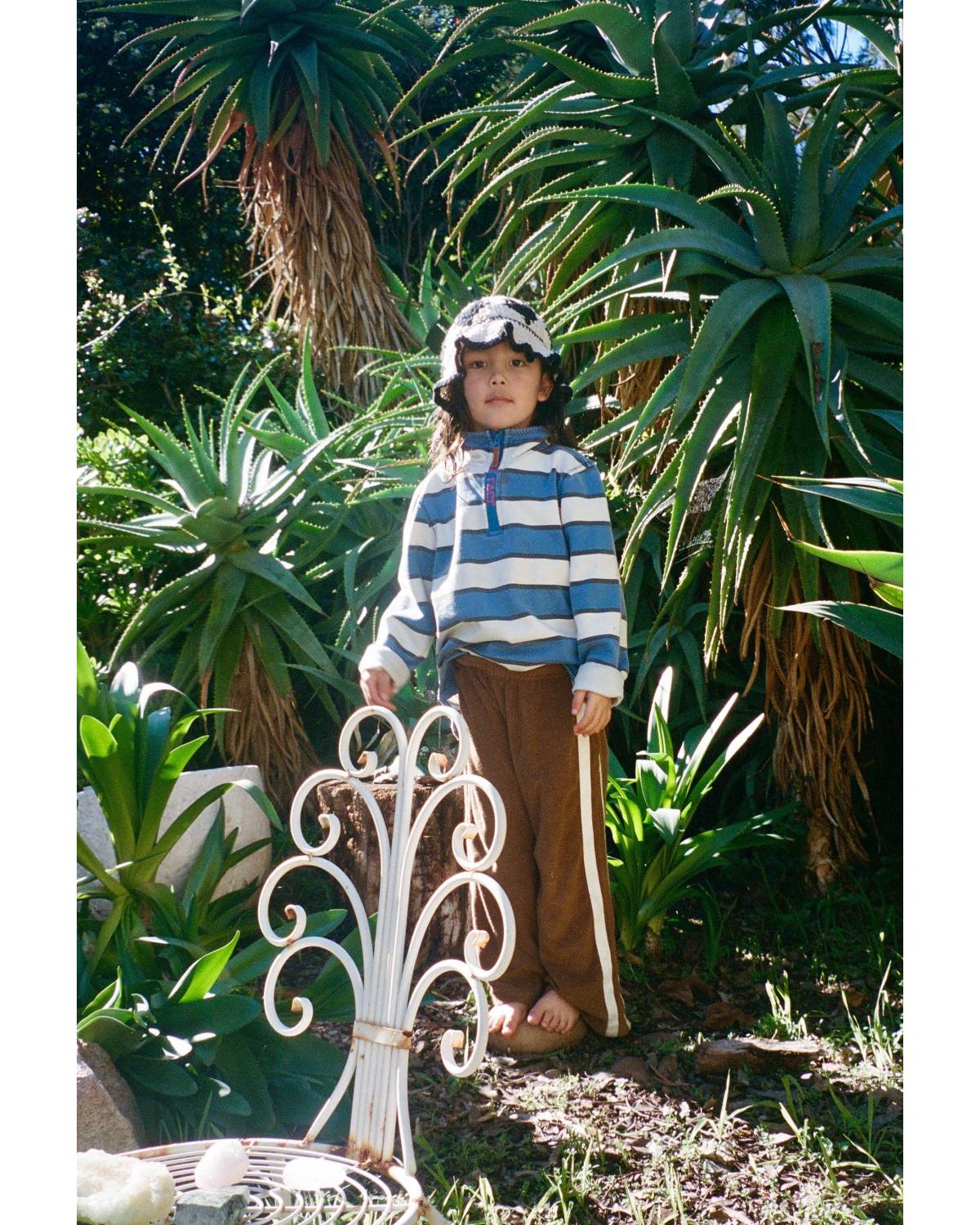 Mini Terry Pant in Brown - Atmosea