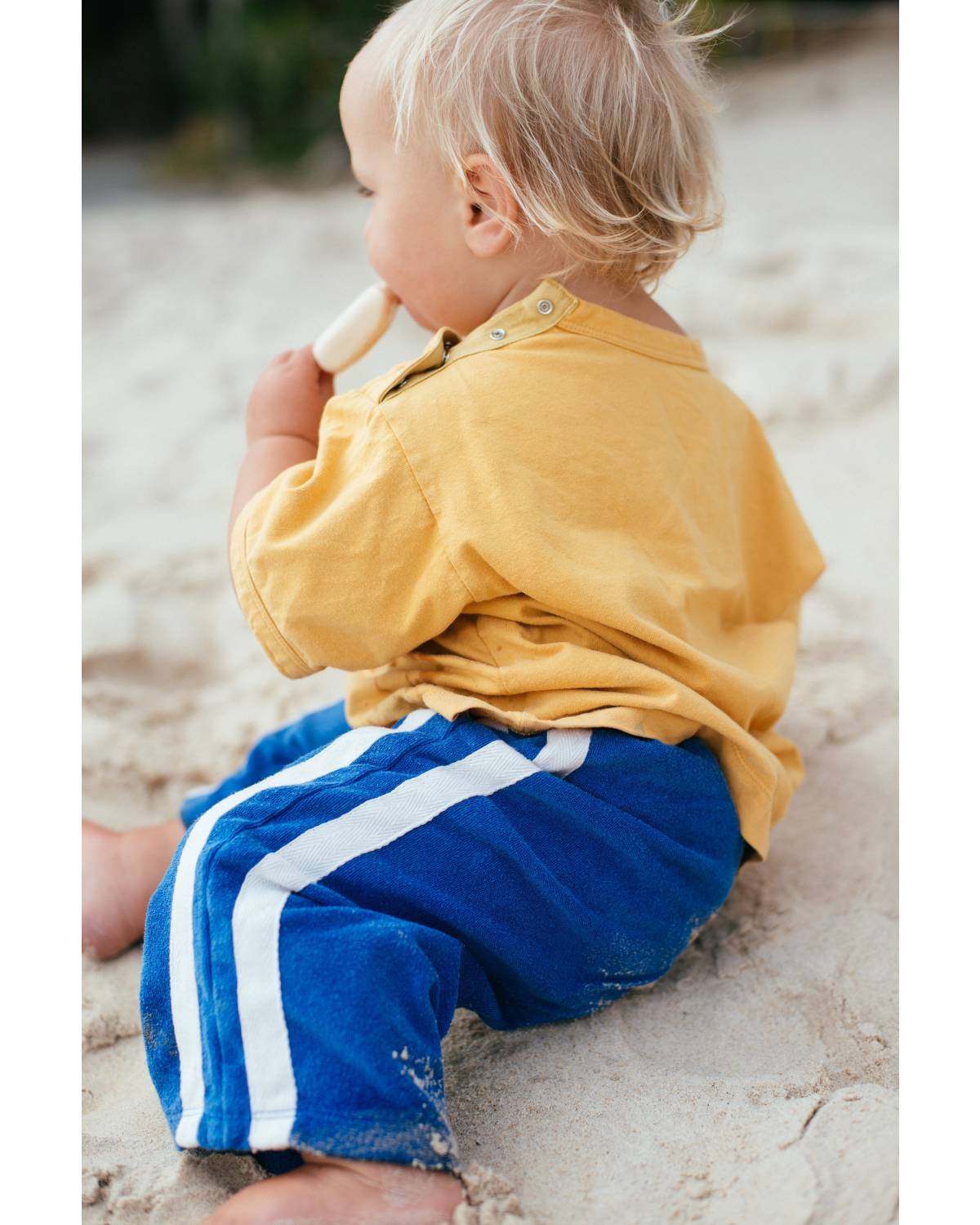 Mini Terry Pant in Cobalt - Atmosea