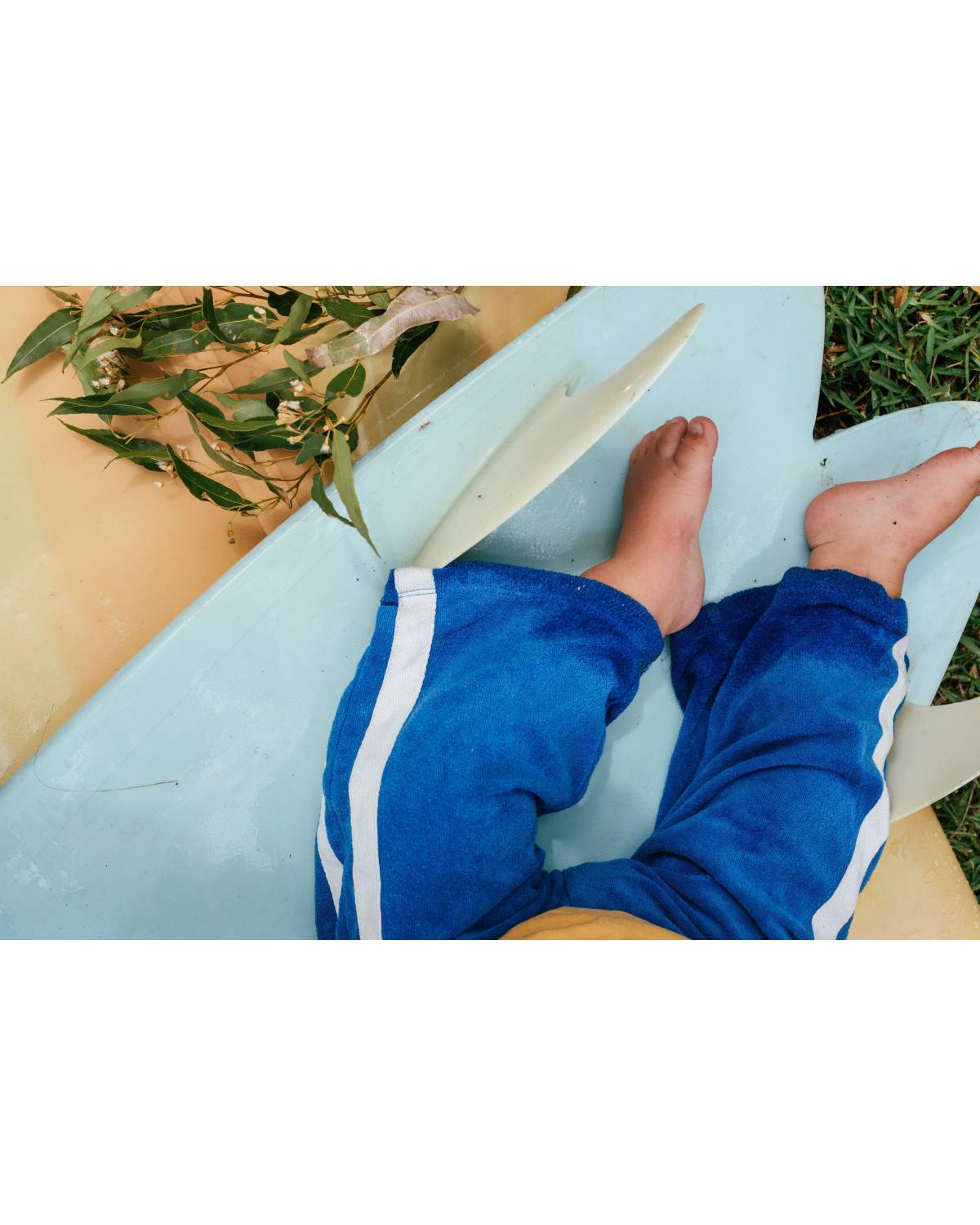 Mini Terry Pant in Cobalt - Atmosea