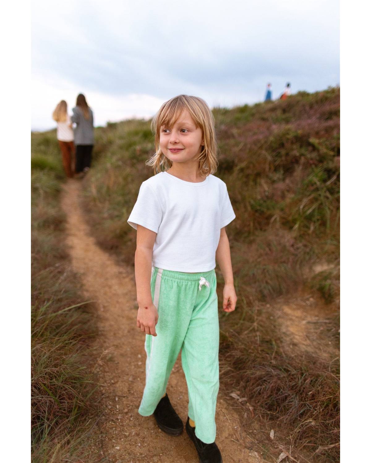 Mini Terry Pant in Mint - Atmosea