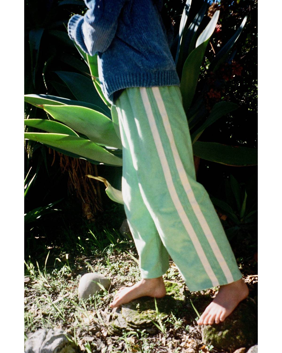 Mini Terry Pant in Mint - Atmosea