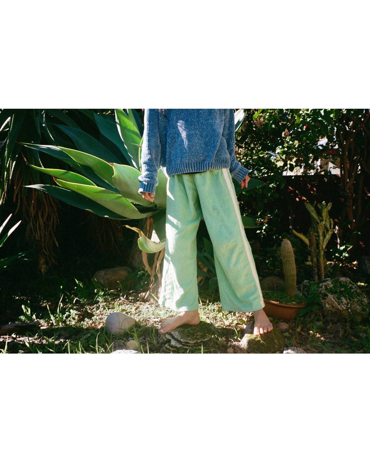 Mini Terry Pant in Mint - Atmosea
