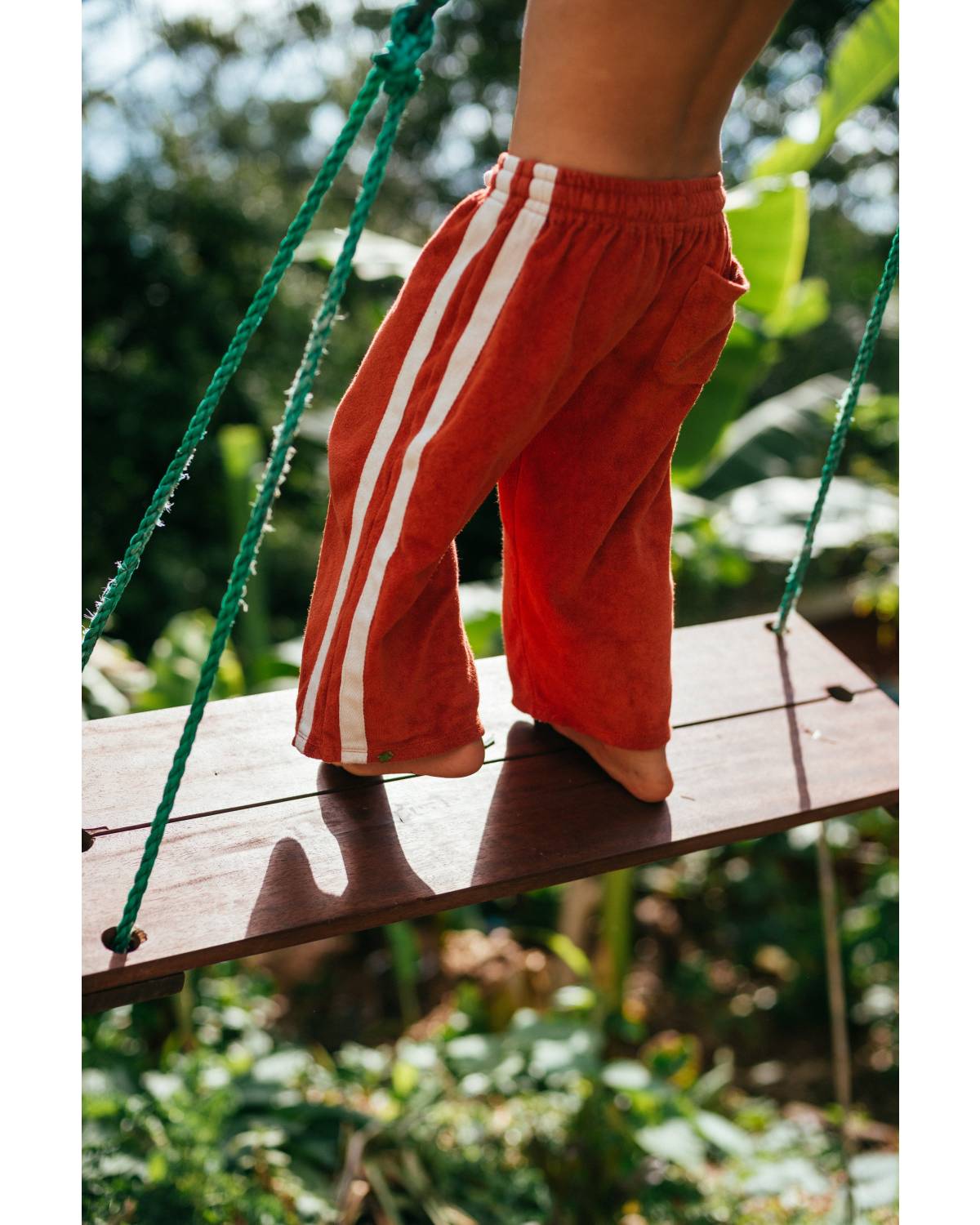 Mini Terry Pant in Red - Atmosea