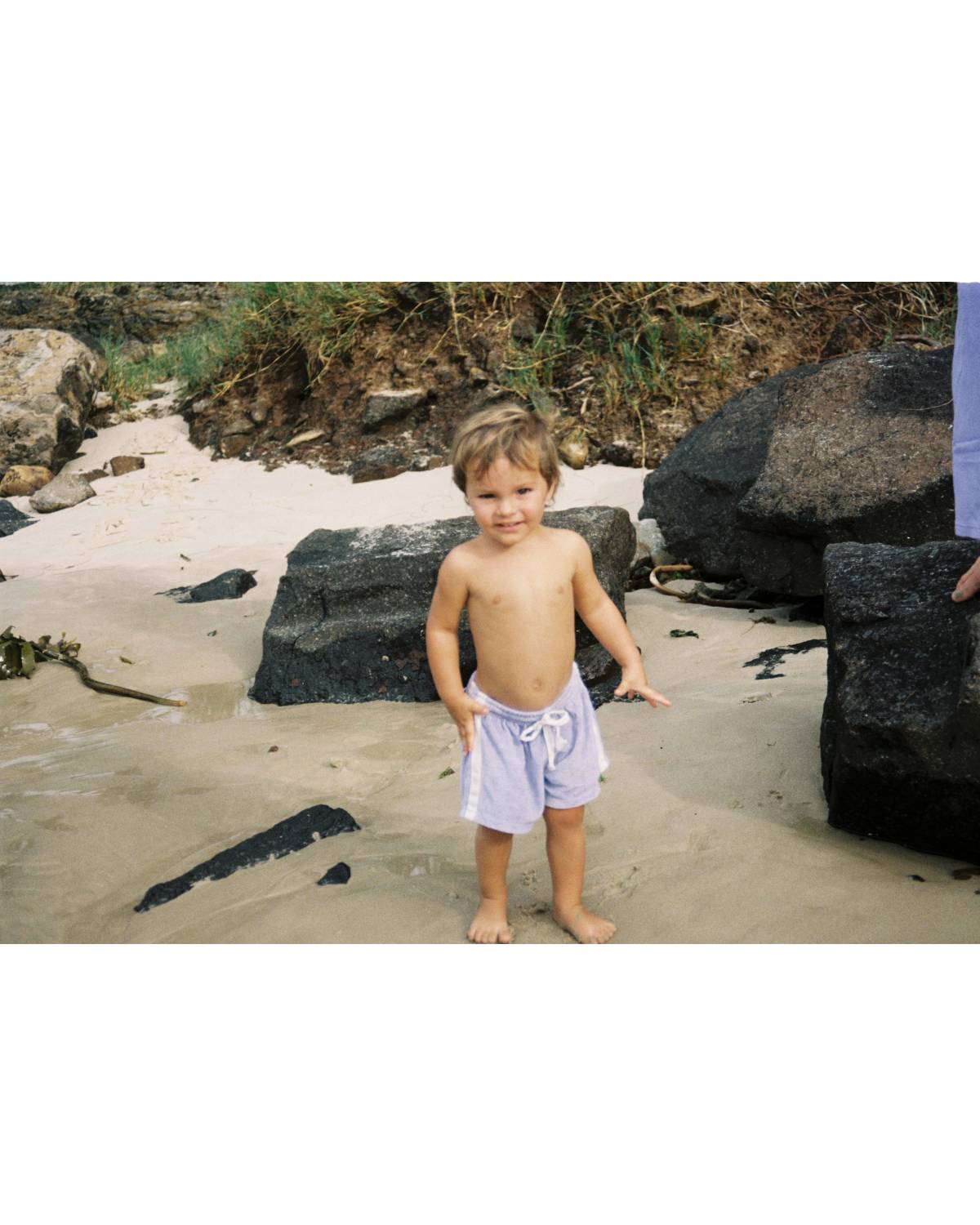 Mini Terry Towelling Shorts in Lavender - Atmosea