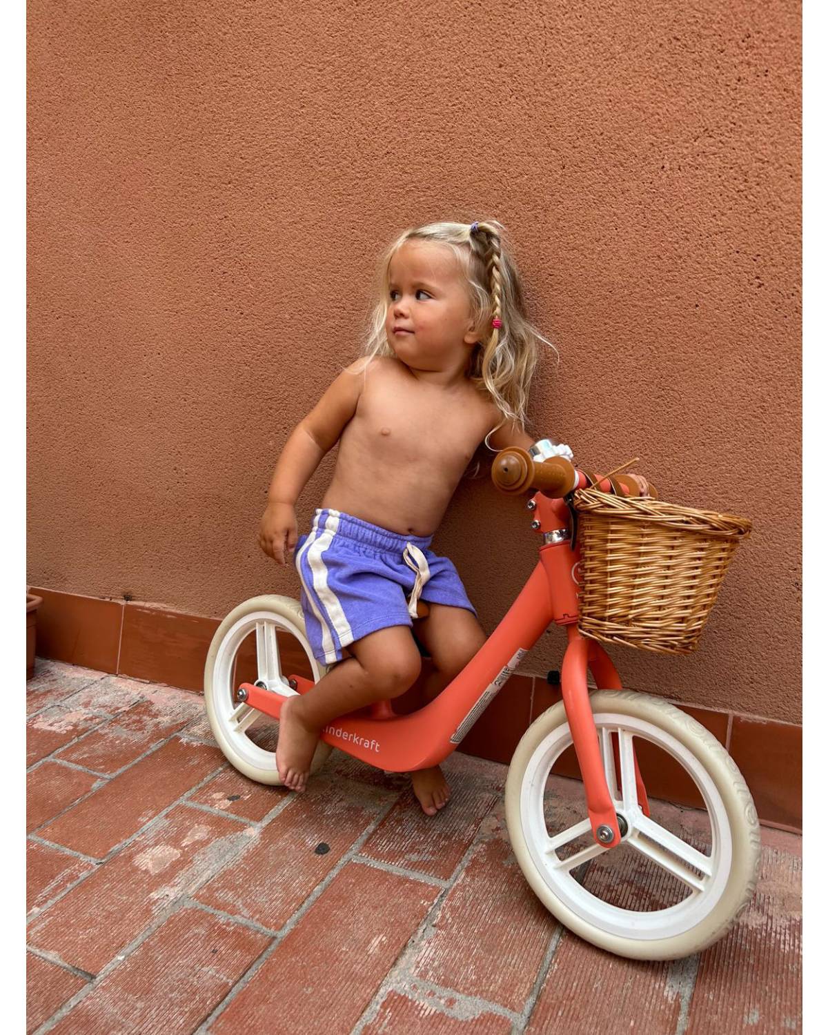 Mini Terry Towelling Shorts in Lavender - Atmosea