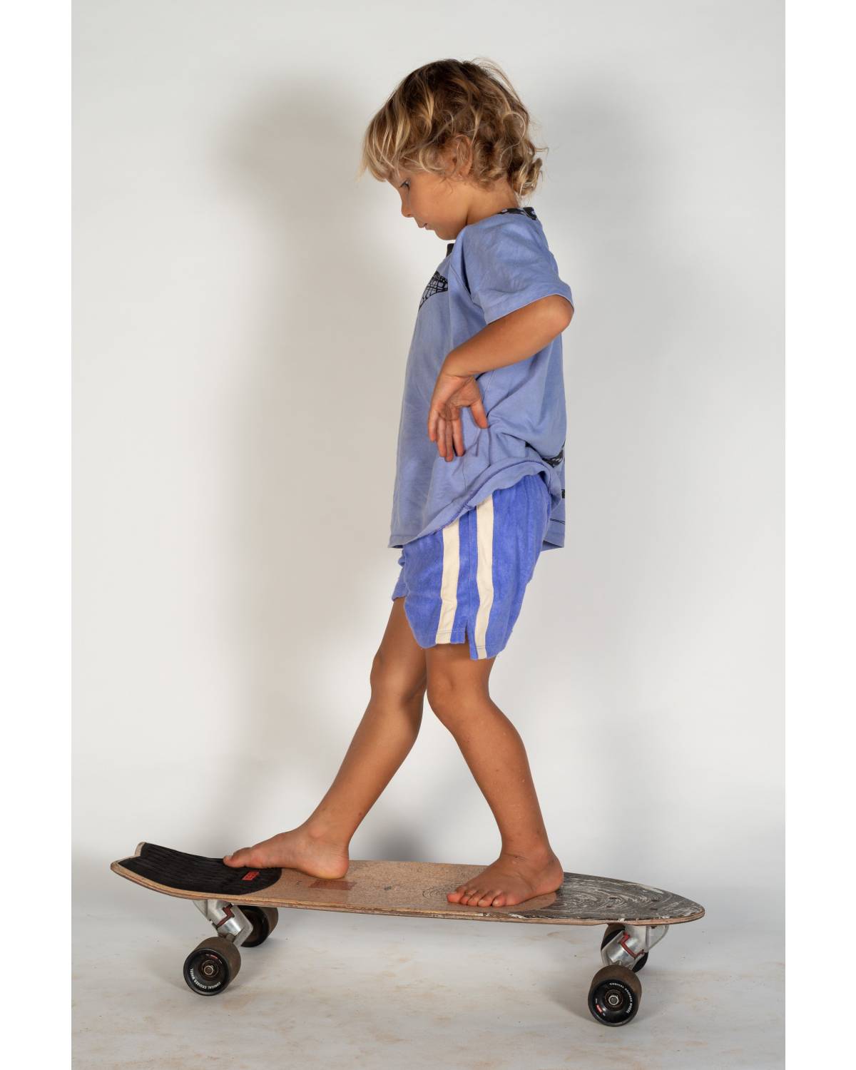 Mini Terry Towelling Shorts in Lavender - Atmosea