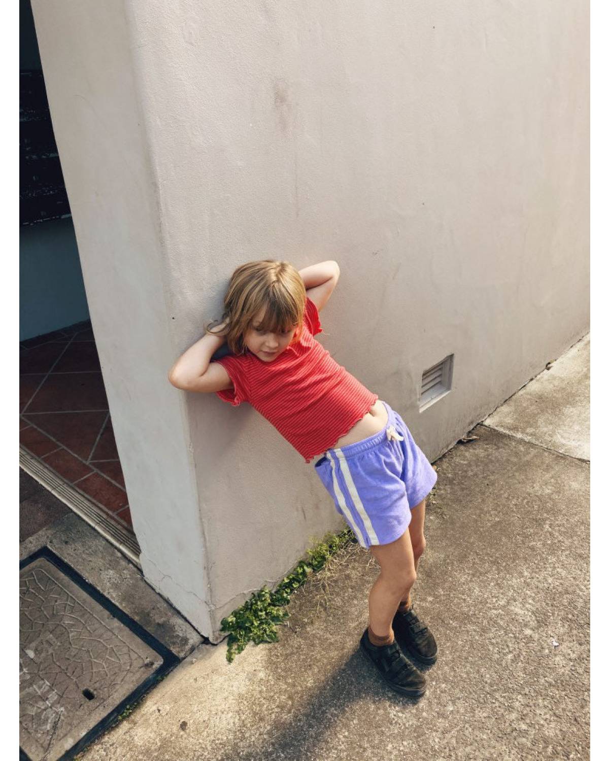 Mini Terry Towelling Shorts in Lavender - Atmosea