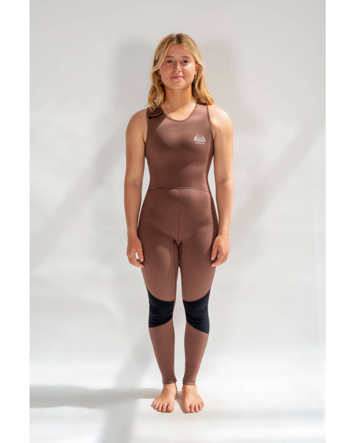Mint Slice Long Jane Black Shoulder Closure - Atmosea