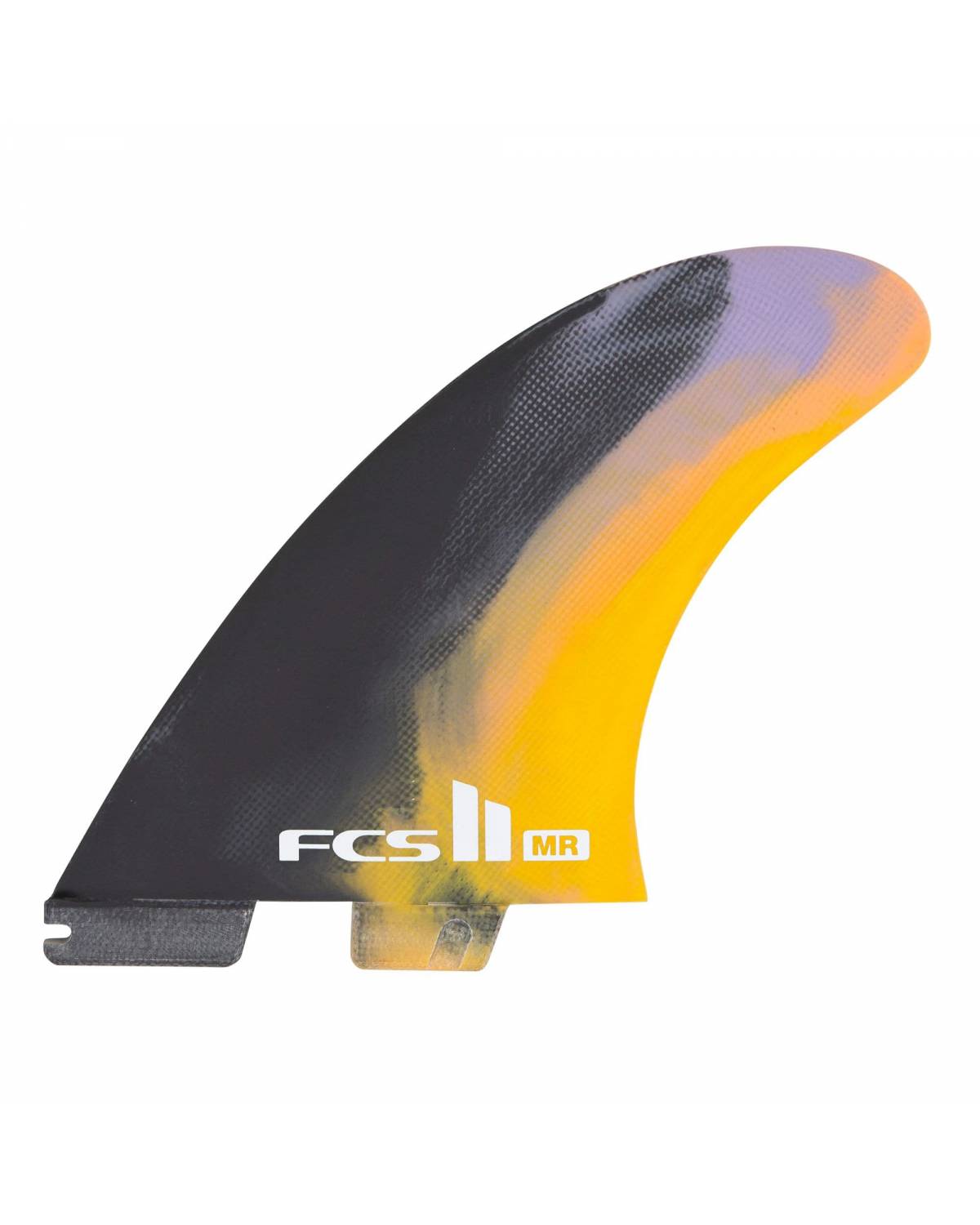 FCS II Mark Richards PC Twin + Stabiliser Fins - Black/Swirl 