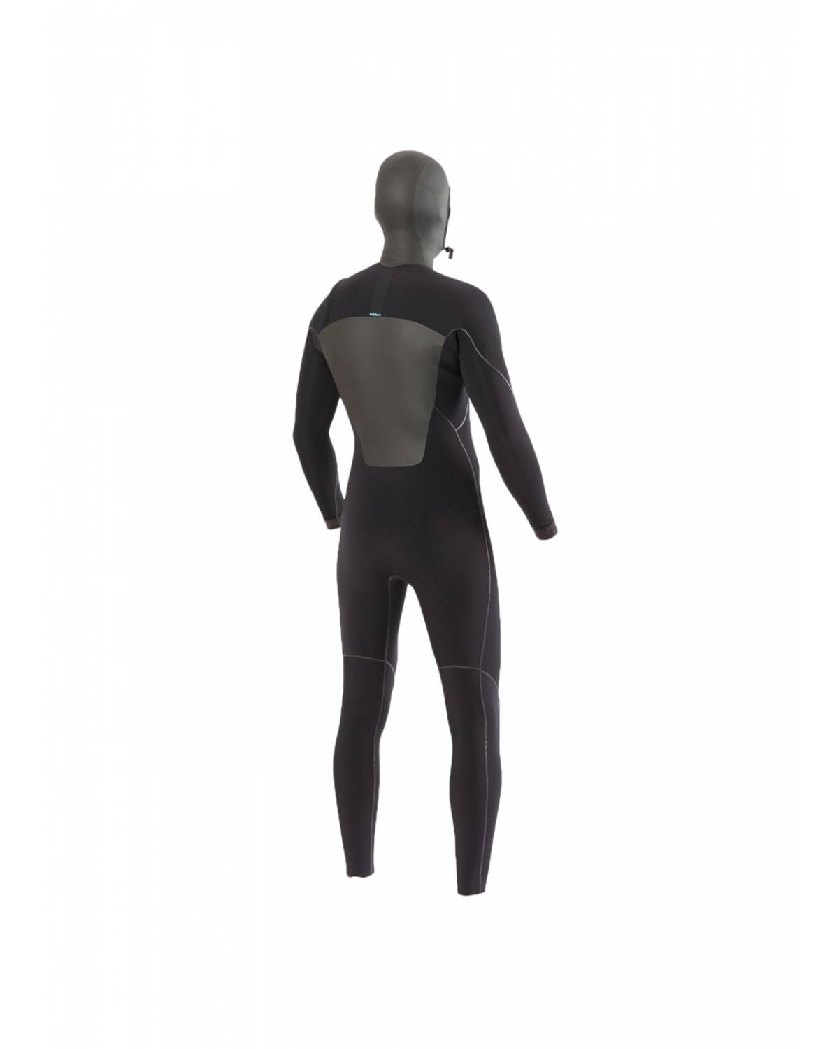 Vissla North Seas 5.5/4.5 Full Hooded Chest Zip - Black back