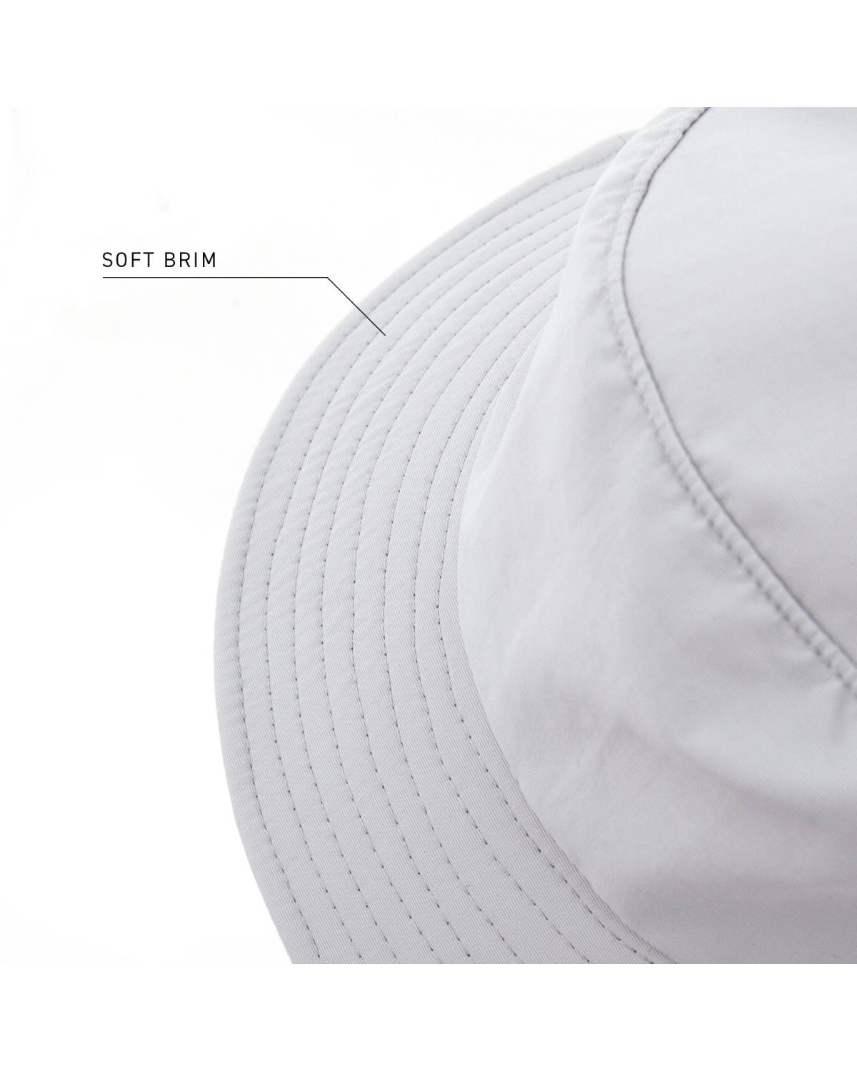 Ocean and Earth Bingin Soft Peak Surf Hat - Grey