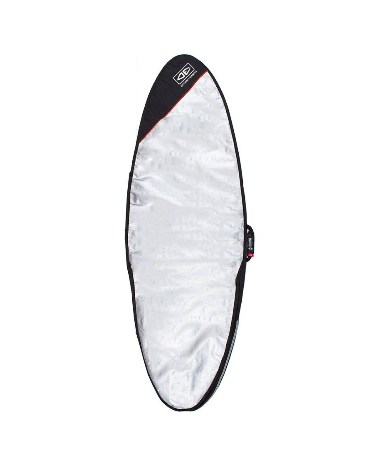 Ocean and Earth Compact Day Fish Cover - Black/Red