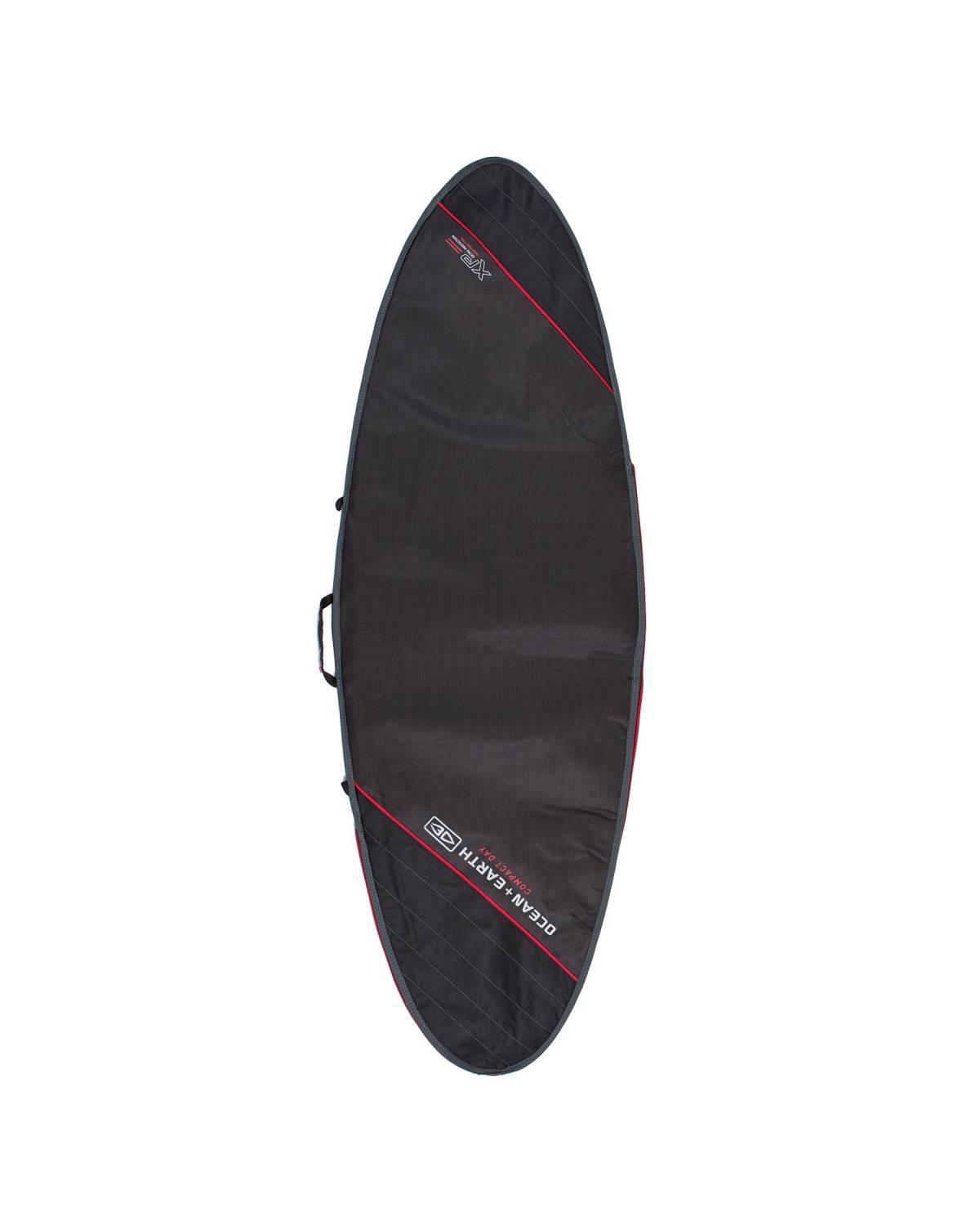 Ocean and Earth Compact Day Fish Cover - Black/Red