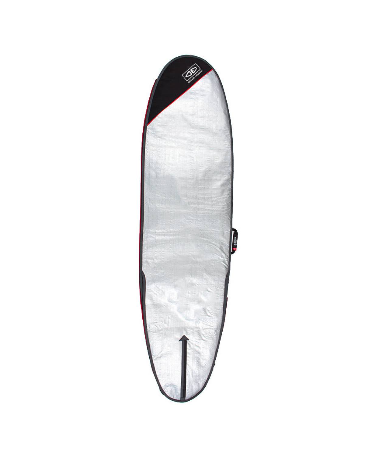 Compact Day Longboard Cover - Silver