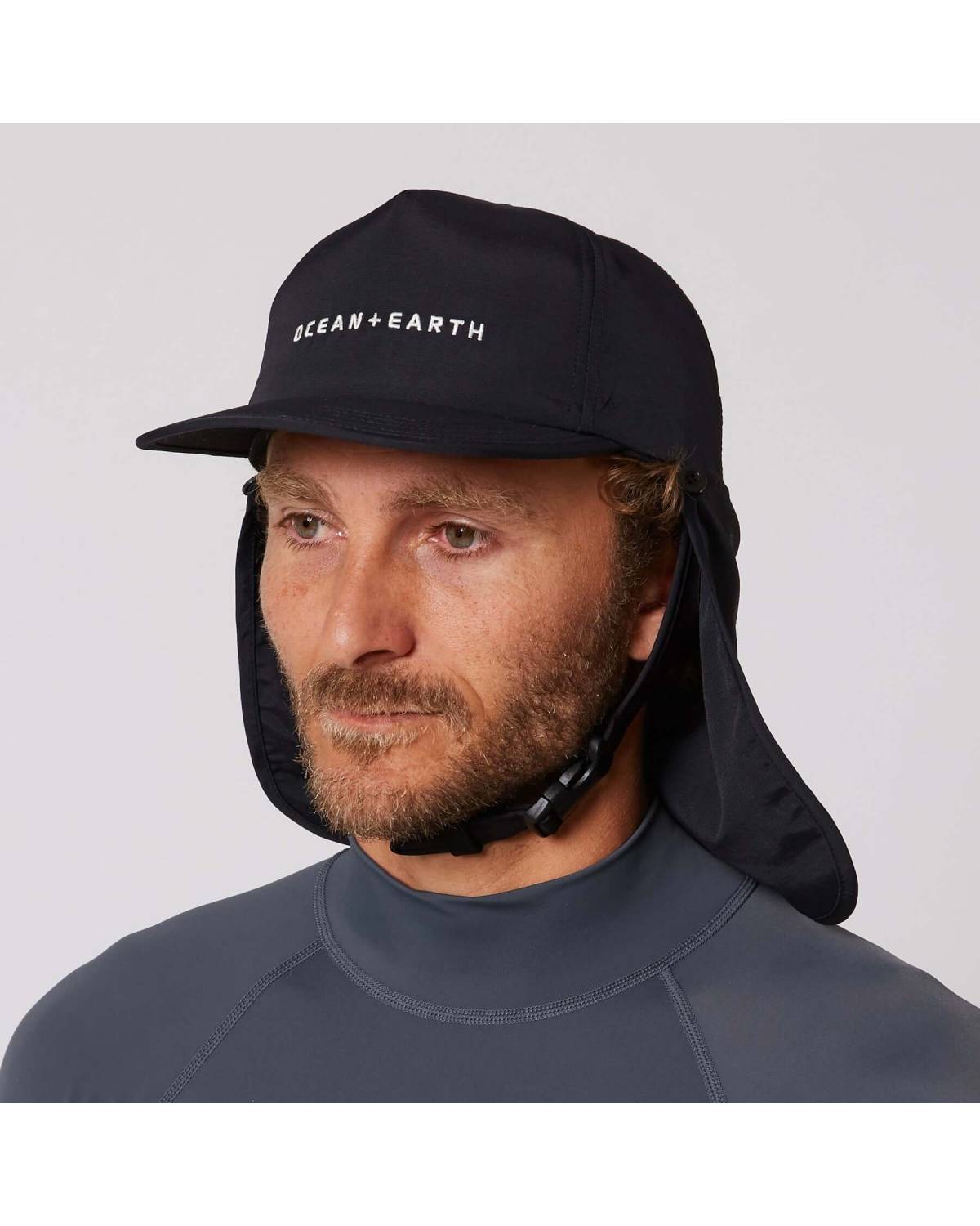 Ocean and Earth Bingin Strap Back Surf Cap - Black