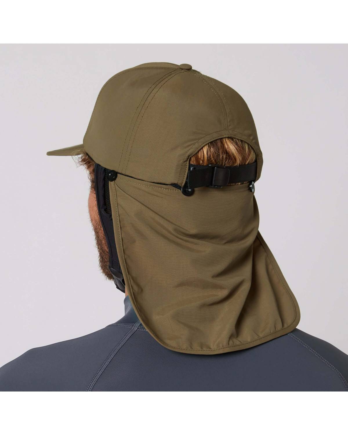 Ocean and Earth Bingin Strap Back Surf Cap - Olive