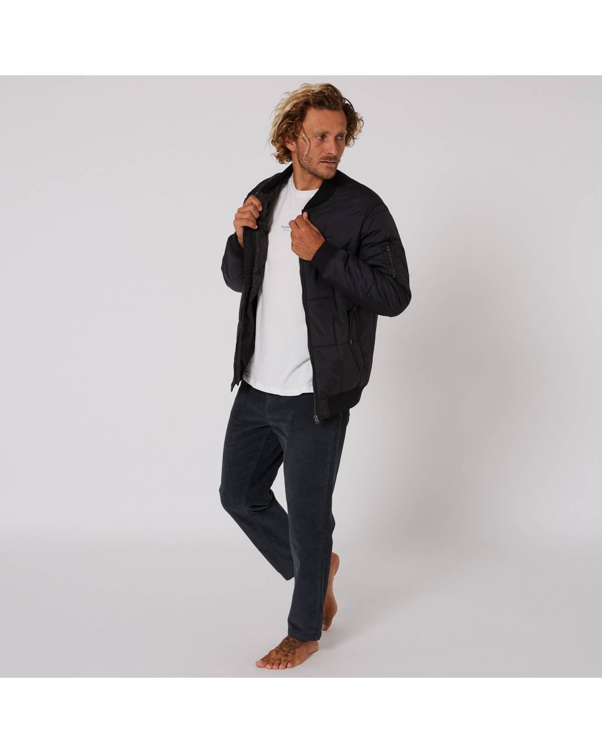 Blackout Puffer Jacket - Black 