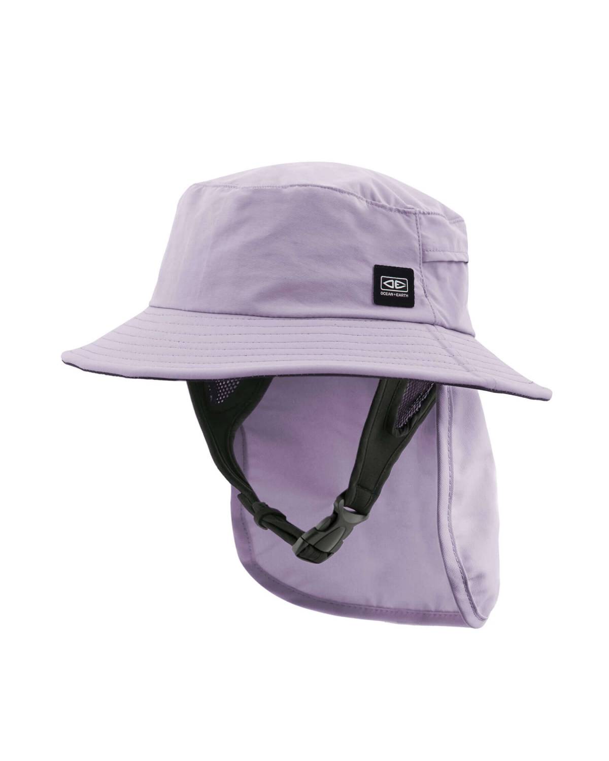 Ocean and Earth Indo Stiff Peak Surf Hat - Pale Lilac