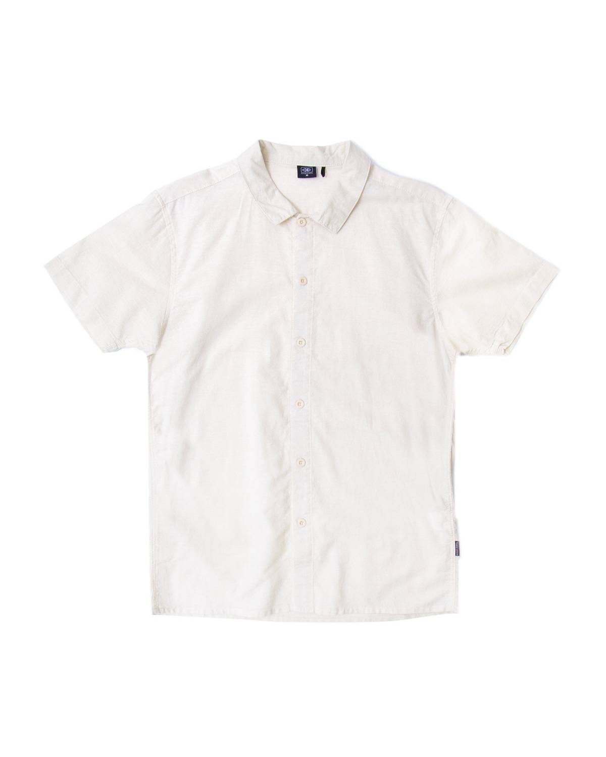 Ocean and Earth Linen SS Shirt - Off White - 