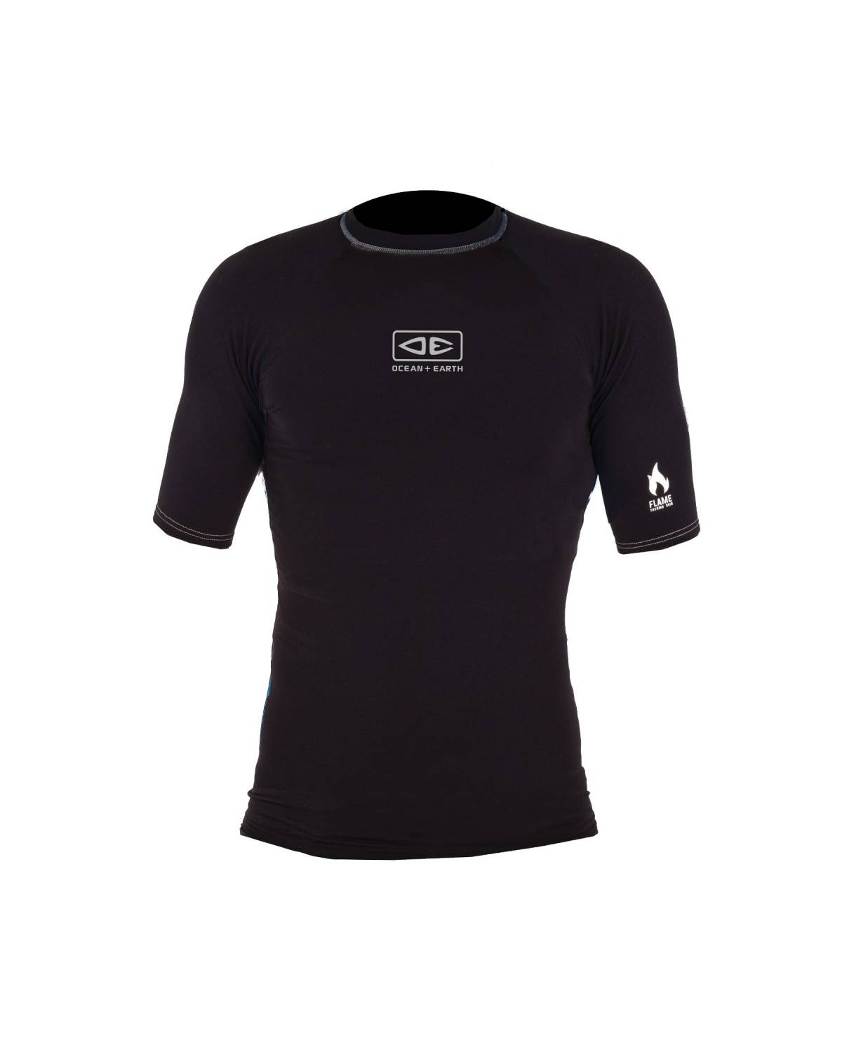 Mens Flame Short Sleeve Thermo Skin