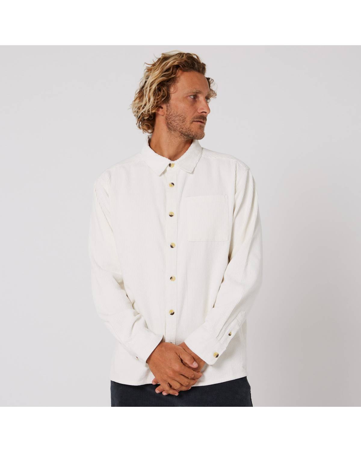 Ocean and Earth Sands Overshirt - Off White