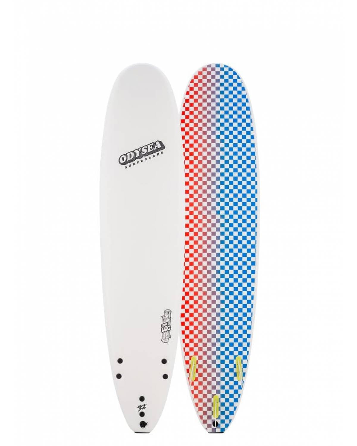 ODYSEA LOG 8'0 - WHITE/CHECKERS