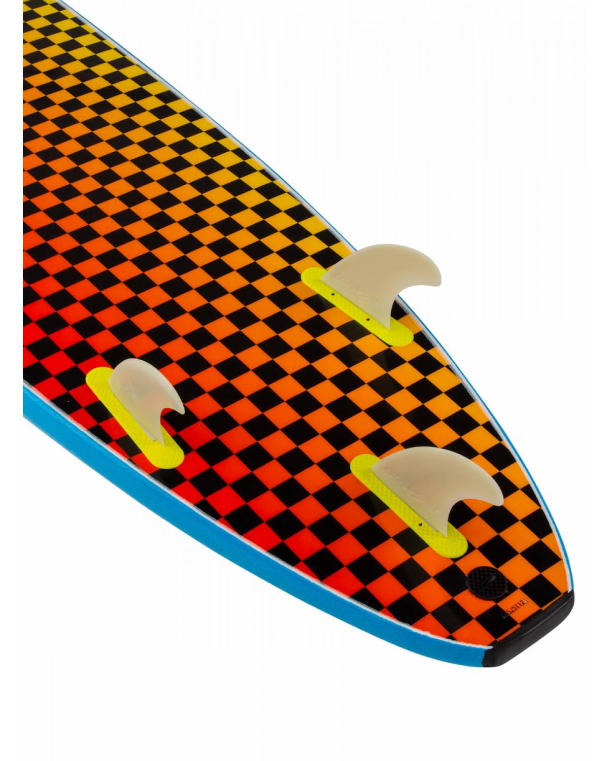 Catch Surf Odysea 8' 0 Log - Blue/Checkers bottom with fins