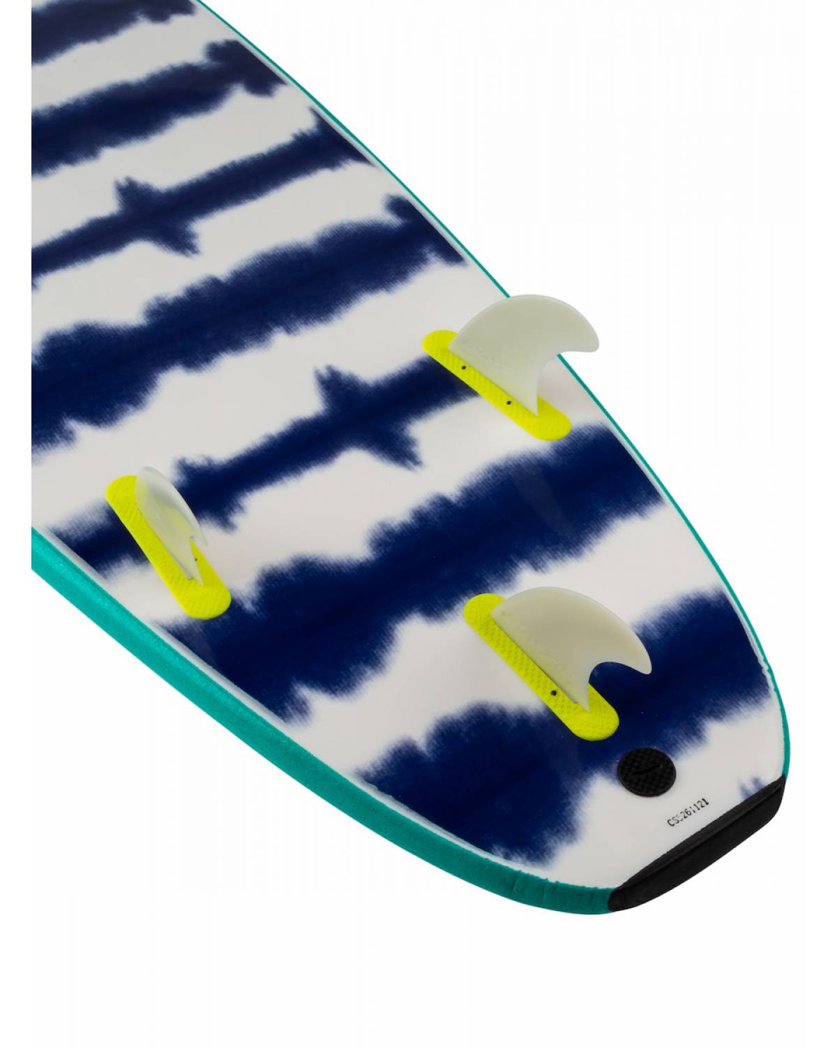 Catch Surf Odysea 7' 0 Log - Turquoise/Tie-Dye bottom with fins