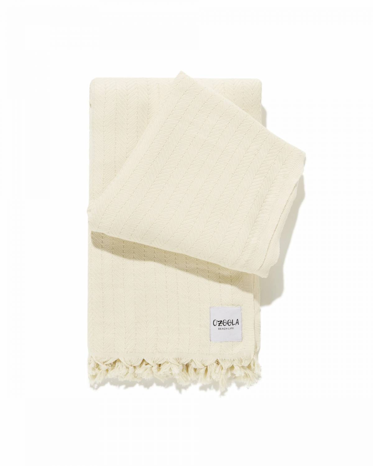 OZoola Bronte Family Beach Blanket - Natural