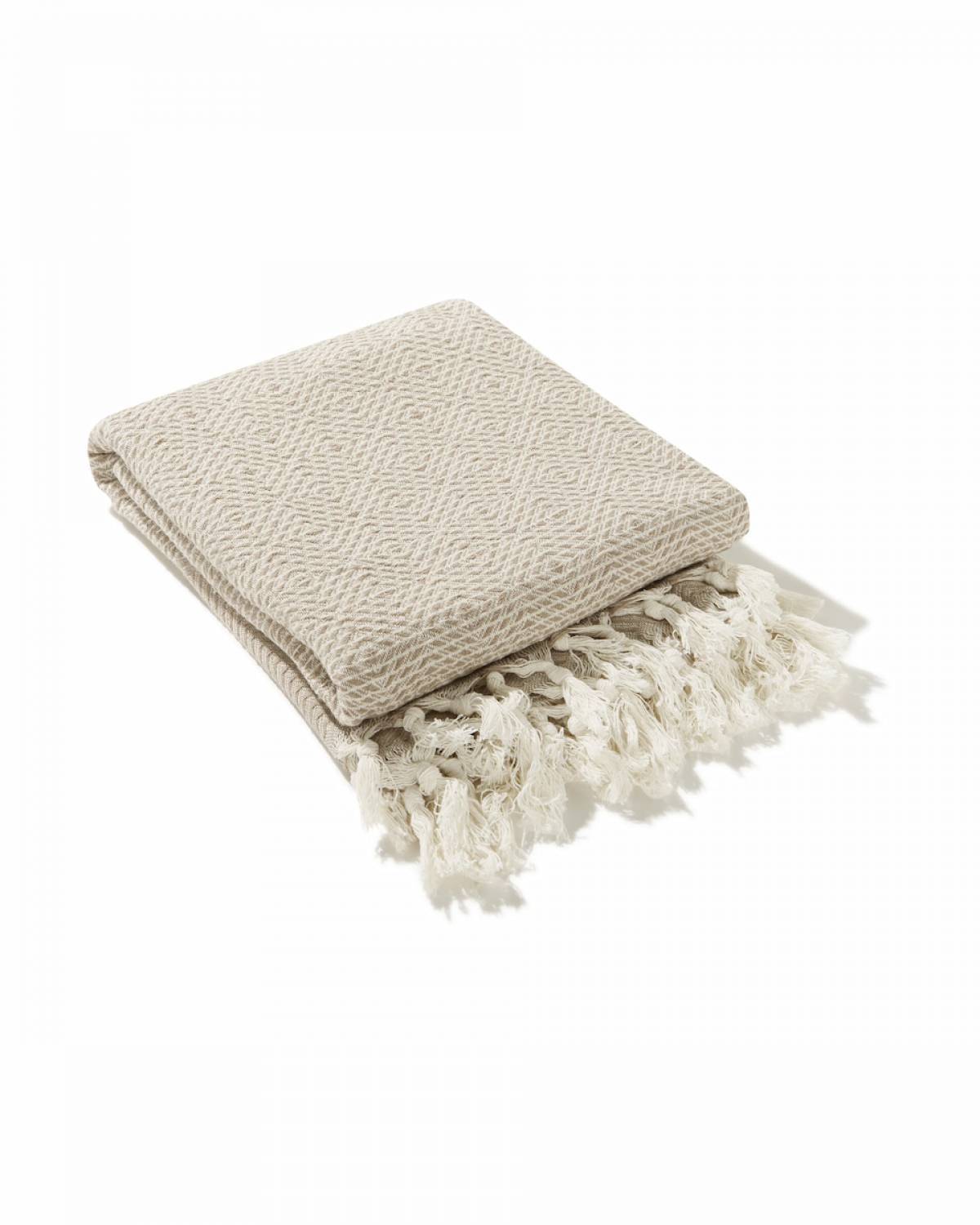 OZoola Diamond Family Beach Blanket - Sand