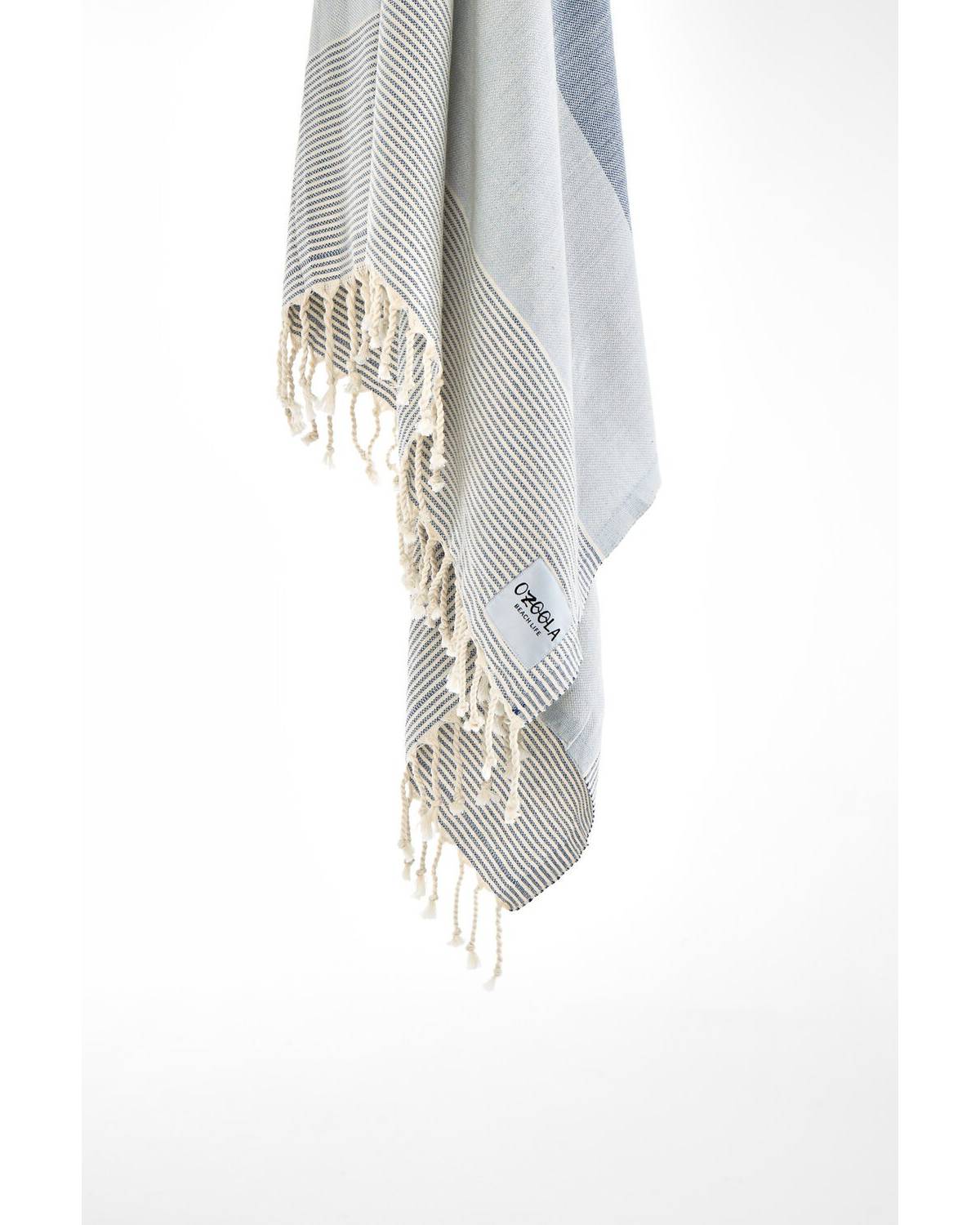 Johnny Turkish Towel - Blue hanged