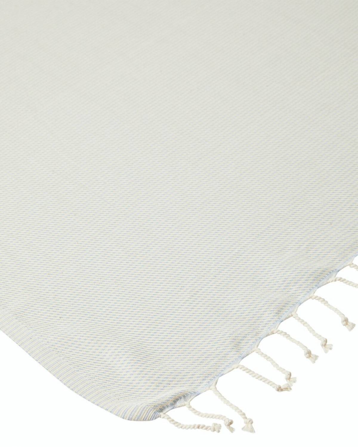 Original Turkish Towel - Baby Blue trim