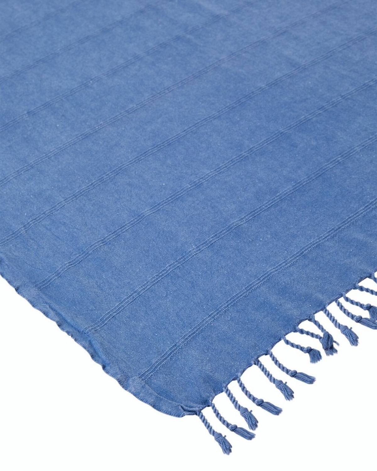 OZoola Stonewash Turkish Towel - Blue