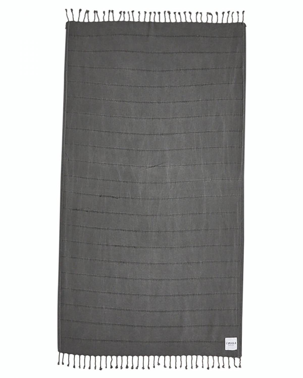 OZoola Stonewash Turkish Towel - Grey