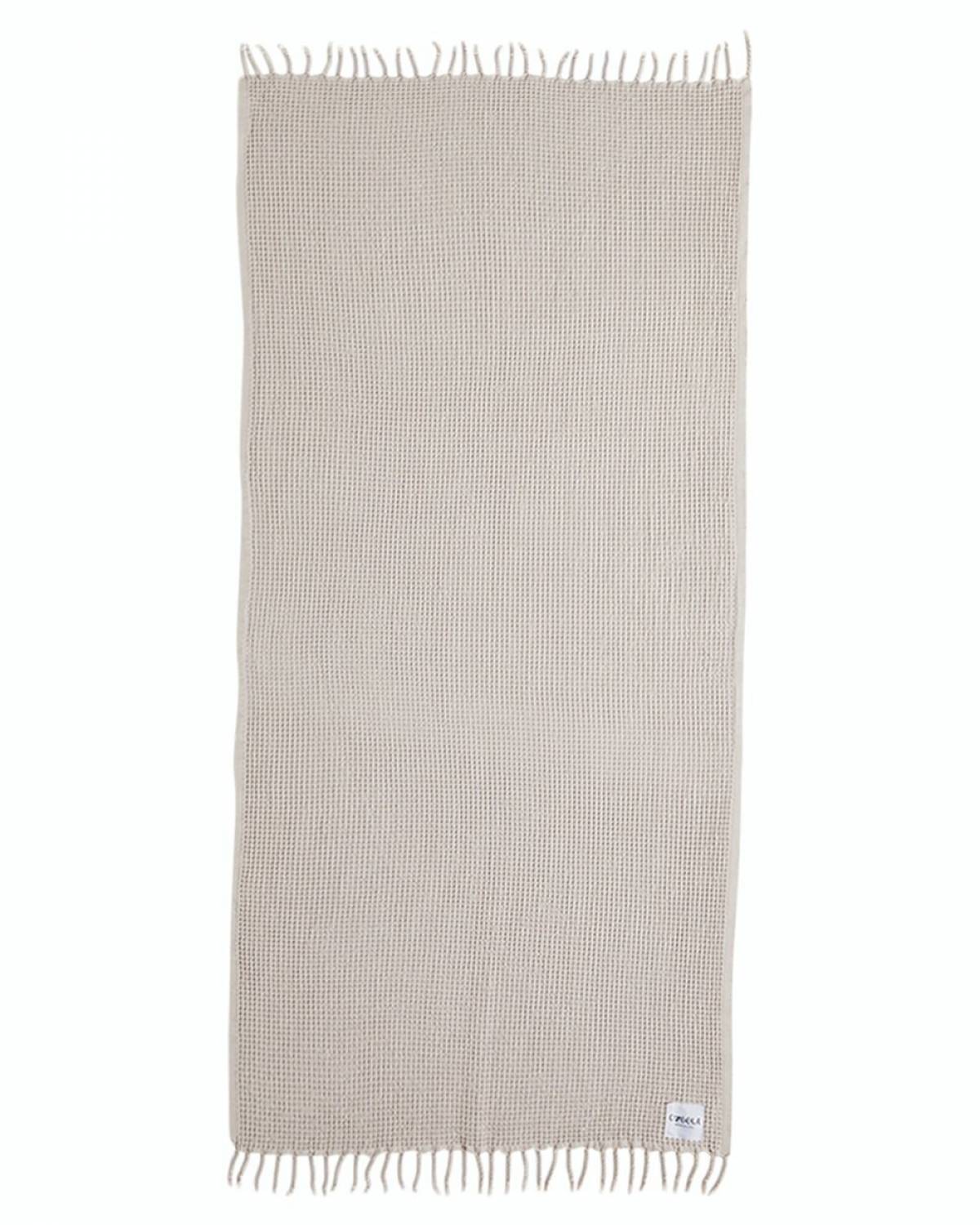 OZoola Waffle Beach Towel - Grey