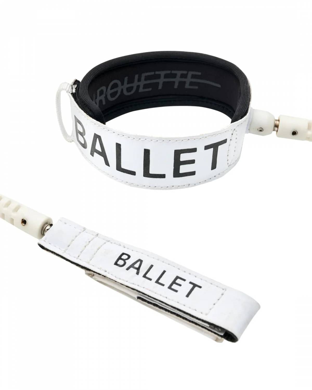 Pirouette 6ft Regular Leash - White