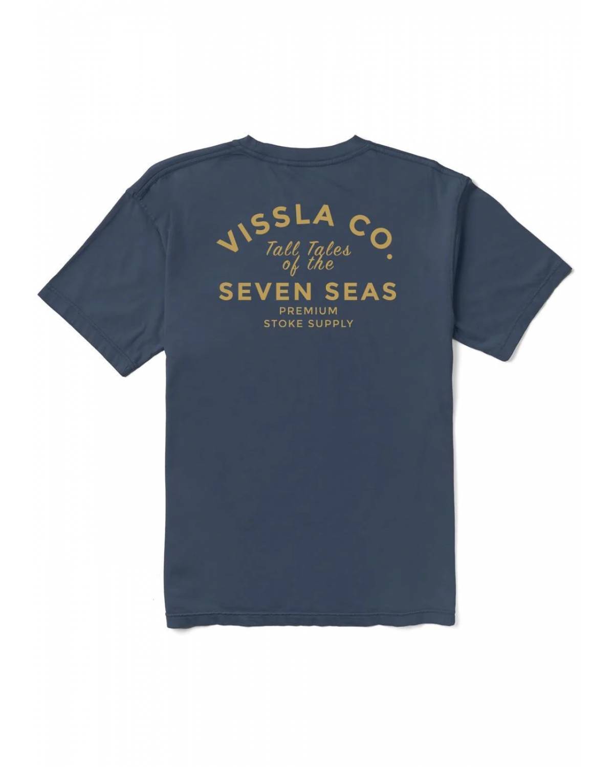 Premium Stoke Ss Organic Tee - Navy