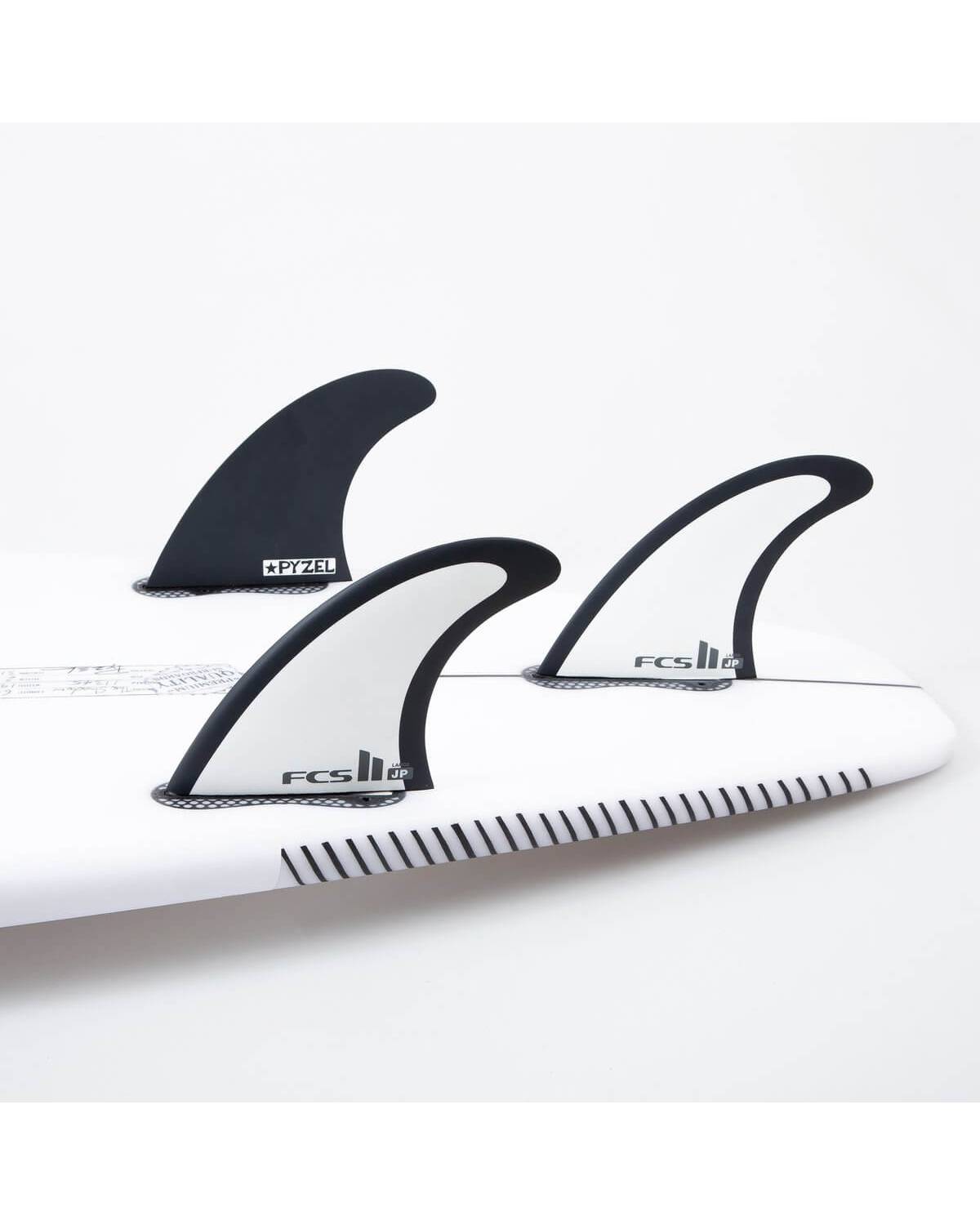 FCS II Pyzel PC Tri Fins-Black/White-M
