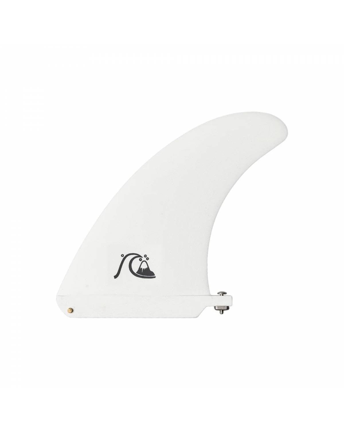 Quiksilver 7" Single Fin - White