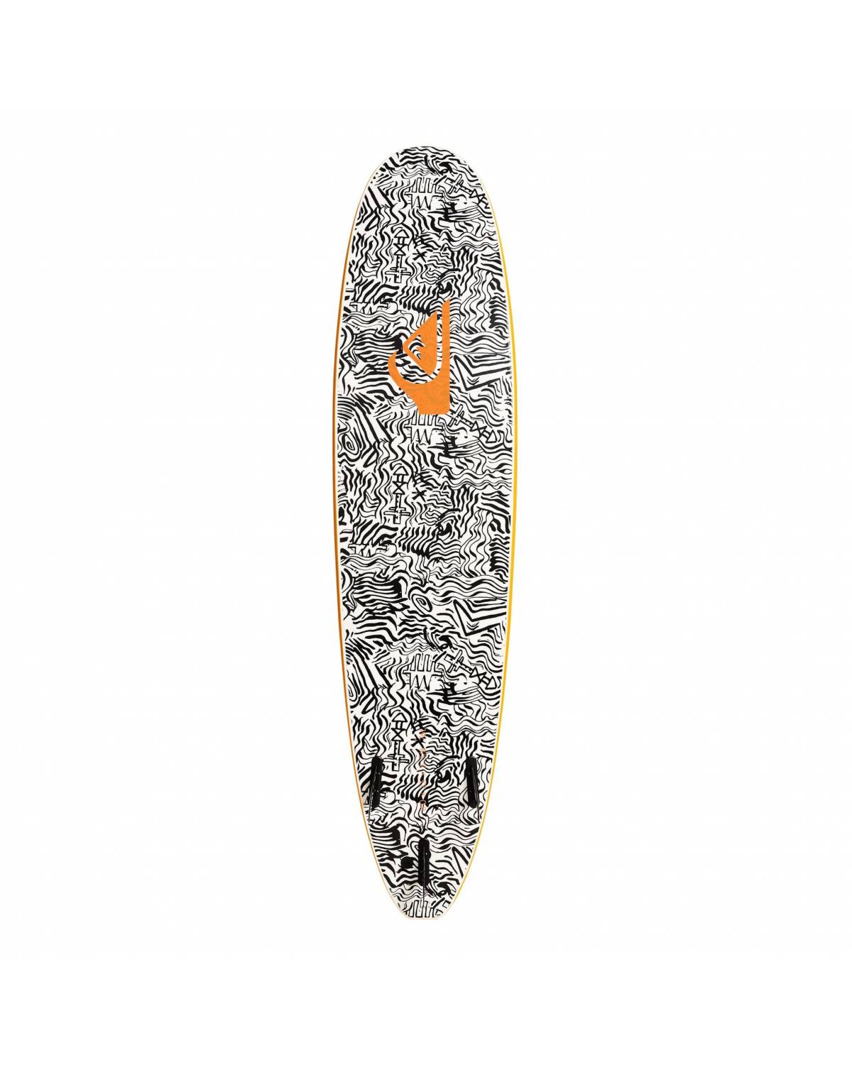Quiksilver Break Softboard Pumpkin bottom