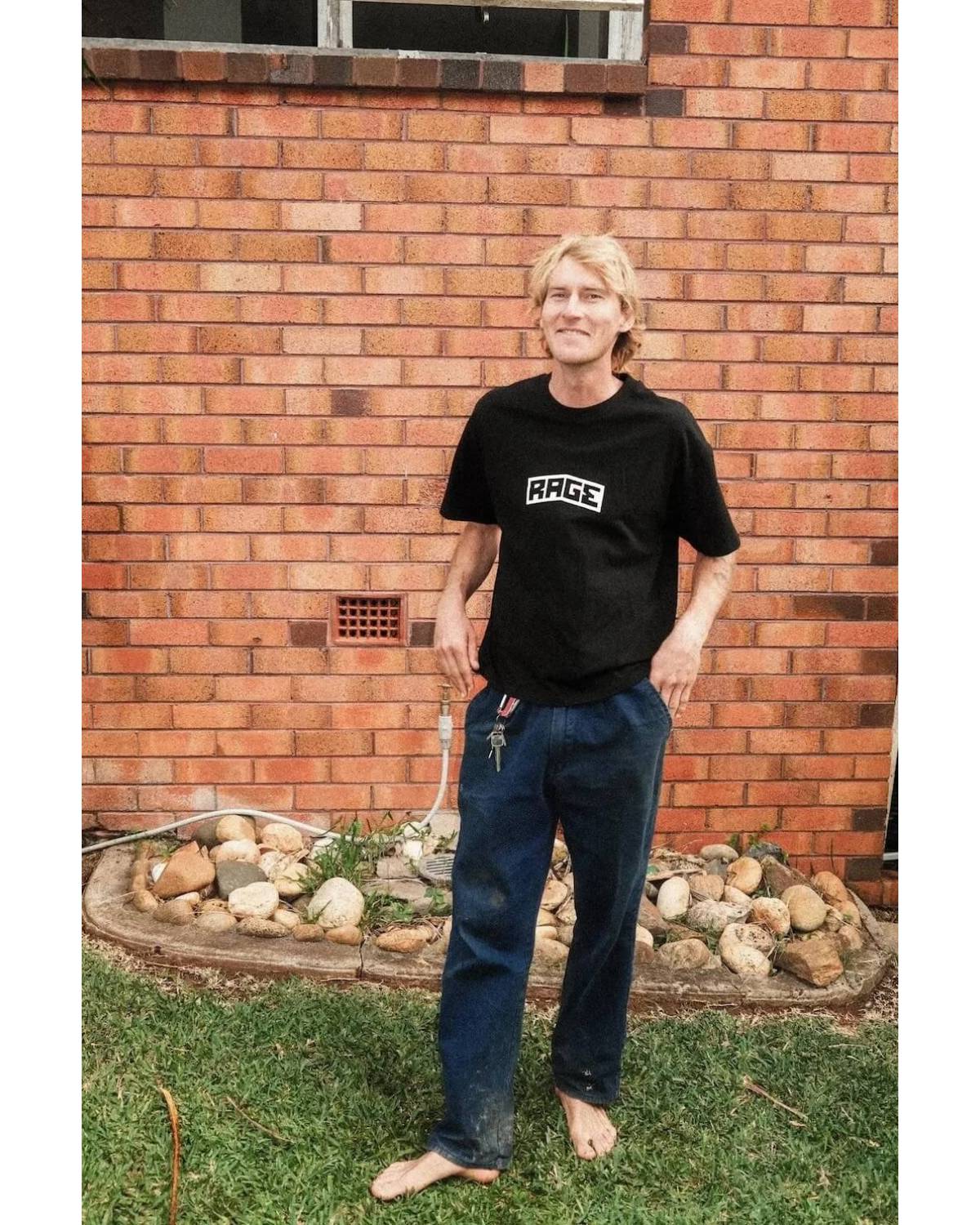 Rage Logo T-Shirt - Black