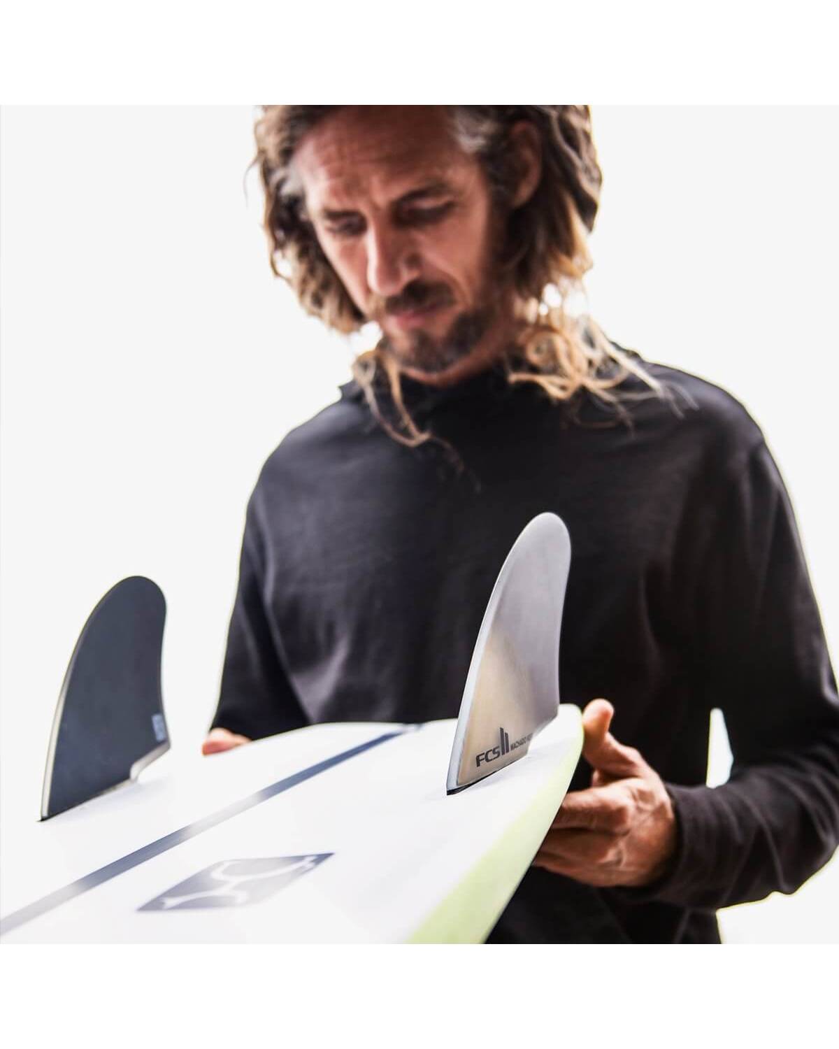 Surfboard Fin | FCS Rob Machado Keel PC Twin Fins XL