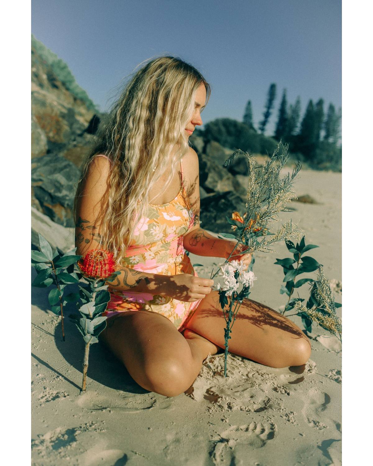 Romper in Flora - Atmosea