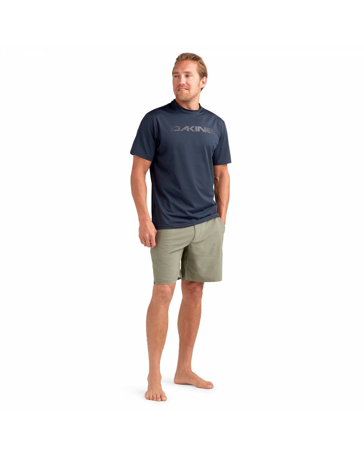 Roots Loose Fit Short Sleeve Rashguard Crew - Ink 