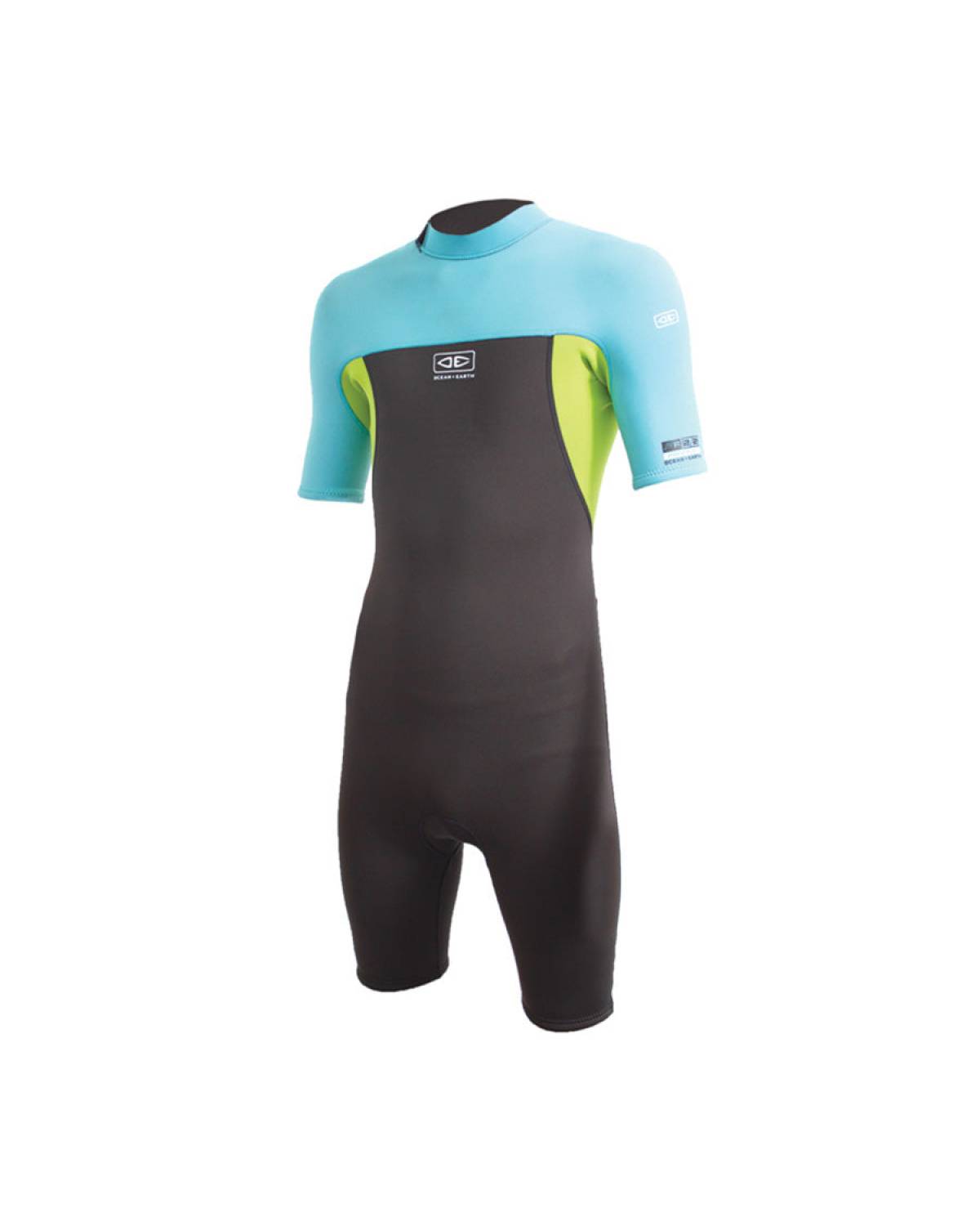 Boys Free Flex Back Zip Spring Suit - 2mm - Blue