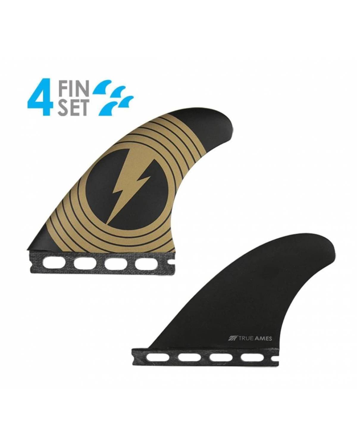 True Ames Album Quad Surfboard Fins (Futures) 4 fin set