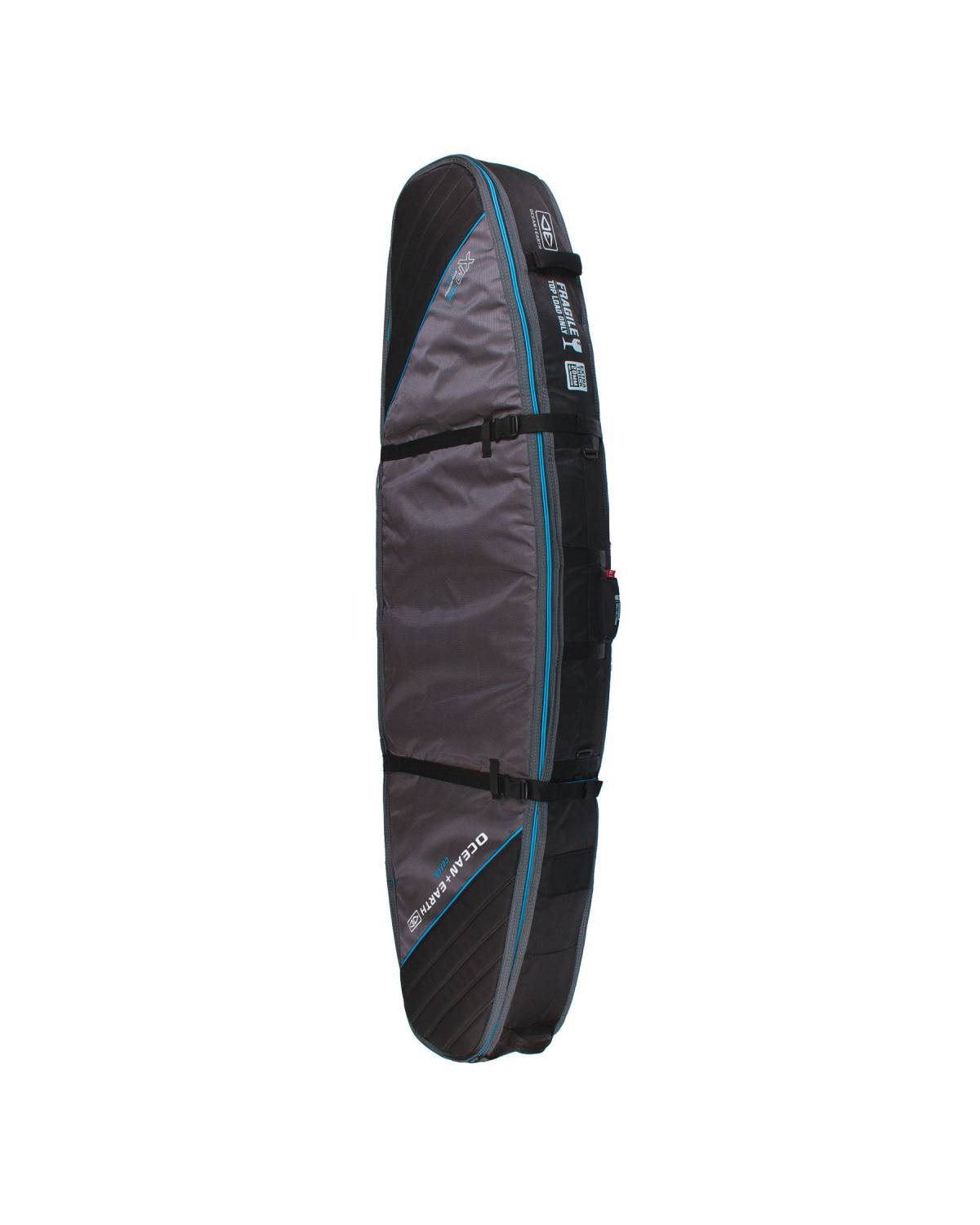 Triple Coffin Shortboard Cover - Black/Blue