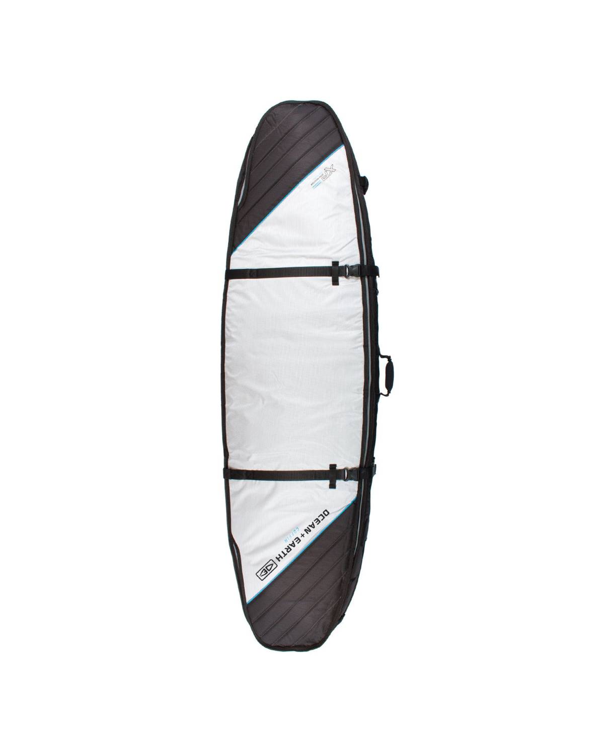 Triple Coffin Shortboard Cover - Silver