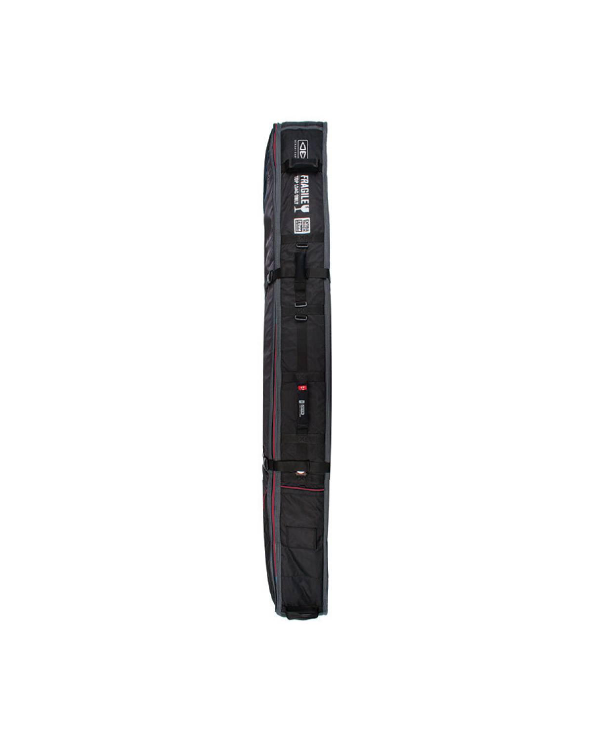 Triple Wheel Shortboard Cover - Black/Red